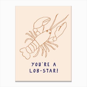 Lobstar Canvas Print