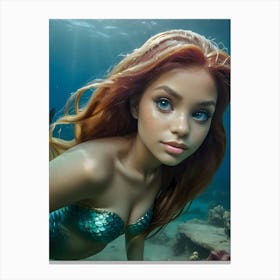 Mermaid-Reimagined 21 Canvas Print
