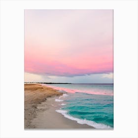 Bantayan Island Beach, Philippines Pink Photography 2 Canvas Print
