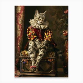 Cat In Costume 1 Canvas Print