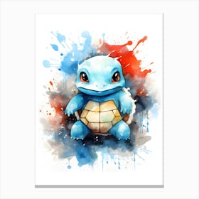 Pokemon Squirtle 6 Canvas Print