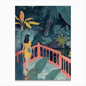 In The Garden Lan Su Chinese Garden Usa 3 Canvas Print