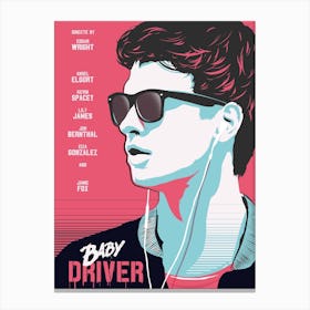 Baby Driver Movie Canvas Print