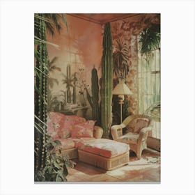 Cactus Decor Canvas Print