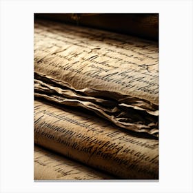 Old Manuscripts 2 Canvas Print