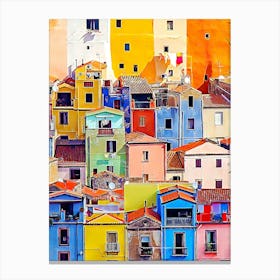 Colorful Houses (4) Canvas Print