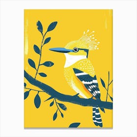 Yellow Kookaburra 3 Canvas Print