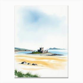 Castle On The Beach Canvas Print