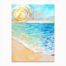 Sunset At The Beach 13 Canvas Print