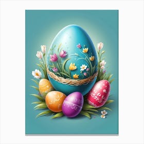 Easter Eggs Canvas Print