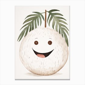 Friendly Kids Coconut 1 Canvas Print