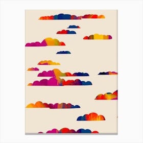 Totem Clouds Canvas Print