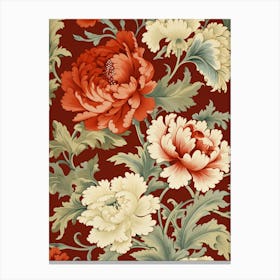 Floral Wallpaper 326 Canvas Print