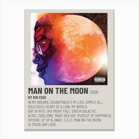 Xiaogege Kid Cudi Man On The Moon Music 2 Wall Art Picture Painting Poster 2 Canvas Print