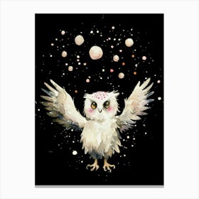 Owl Illustration 3 Canvas Print