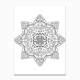 Snowflake Canvas Print