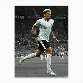 Luis Diaz Of Liverpool Canvas Print