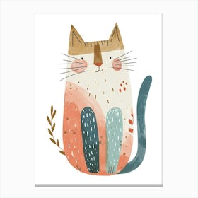 Sokoke Cat Clipart Illustration 3 Canvas Print