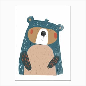 Bear Print 3 Canvas Print