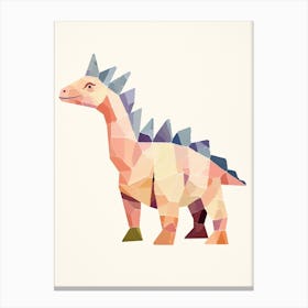Nursery Dinosaur Art Pachycephalosaurus 3 Canvas Print