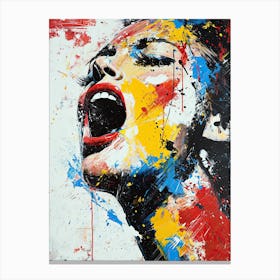 Scream, Pop Art Canvas Print