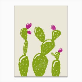 Vibrant Cactus Canvas Print