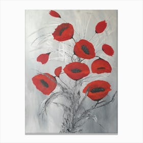 Red Poppies 1 Canvas Print