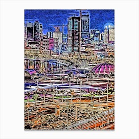 Luanda City Of Angola Canvas Print