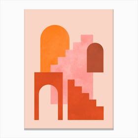 Architectural geometric shapes 3 Canvas Print