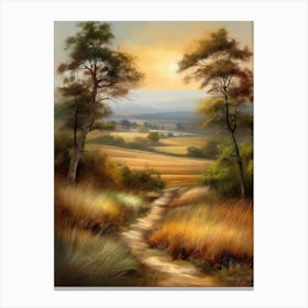 Walk In The Countryside Canvas Print