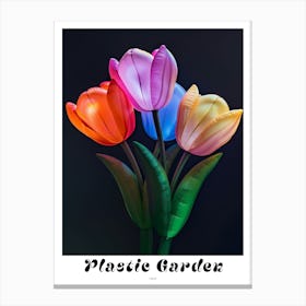 Bright Inflatable Flowers Poster Tulip 3 Canvas Print