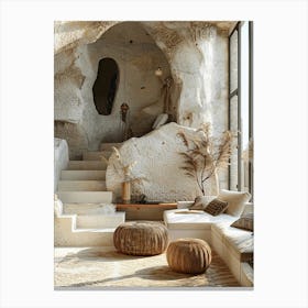 Cave Living Room 1 Canvas Print