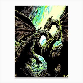 Godzilla Vs Kaiju 4 Canvas Print