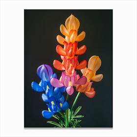 Bright Inflatable Flowers Bluebonnet 5 Canvas Print