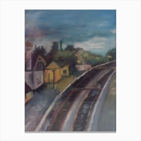 Dorset Train Station Canvas Print