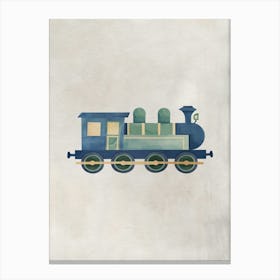 Boho Nursery 11 Locomotive Canvas Print