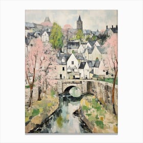 Castle Combe (Wiltshire) Painting 3 Canvas Print
