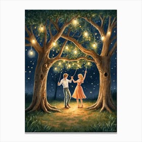 Night Under The Stars Canvas Print