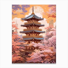 The Kinkaku Ji Temple Kyoto Japan Canvas Print