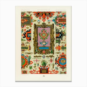 16th And 17th Century Pattern, Albert Racine 2 Canvas Print