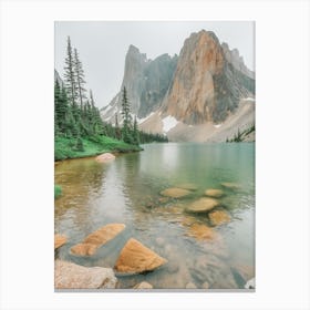 Rocky Mountain Lake Canvas Print