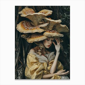 The mushroom woman Canvas Print