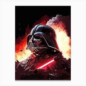 Darth Vader Star Wars movie 3 Canvas Print