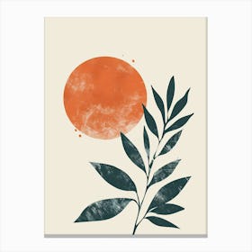 Stellar Vintage Mid Century Style Canvas Print