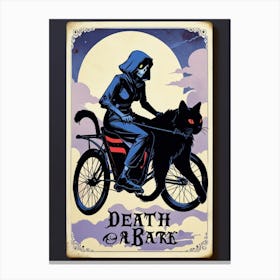 Death On A Bike Canvas Print