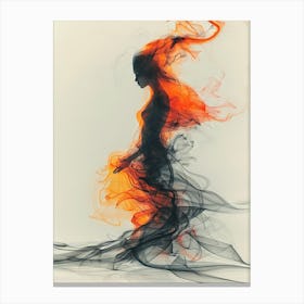 Smoke And Fire 1 Canvas Print