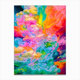 Solid Liquid Gas Canvas Print