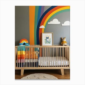 Rainbow Nursery Canvas Print