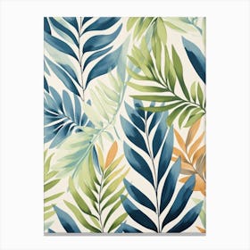 Tropical Leaves 7 Canvas Print