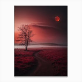 Blood Moon Canvas Print